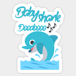 baby shark doo doo doo doo Sticker